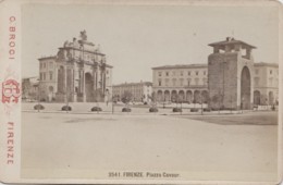 Photographies - XIXème Siècle - Photographe G. Broci Florence - Piazza Cavour Firenze - Fotografie