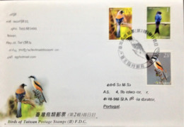 Taiwan, Circulated FDC To Portugal, "Fauna", "Birds", "Birds Of Taiwan", 1997 - Cartas & Documentos