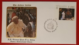 ZAIRE LUBUMBASHI VISITE POPE JOHN PAUL II 1985 VISITE DE S.S. JEAN PAUL II - 1980-1989