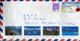 NOUVELLE CALEDONIE 1994 Pour La France Air Calédonie - Covers & Documents