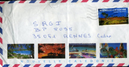 NOUVELLE CALEDONIE 1993 Pour La France Paysages Régionaux - Briefe U. Dokumente