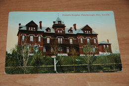 2802-          CANADA, ONTARIO, PETERBOROUGH, NICHOLL'S HOSPITAL - 1912 - Peterborough