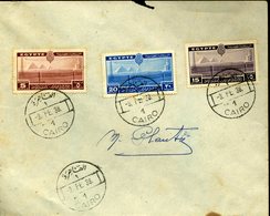 EGYPTE LE CAIRE 1938 Sur Enveloppe Non Voyagée - Storia Postale