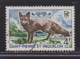 ST PIERRE & MIQUELON Scott # 371 Used - Fox - Used Stamps