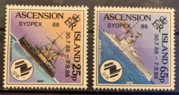 ASCENSION - MNH** - 1988 - # 451/452 - Ascension (Ile De L')