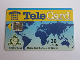 TeleCard Chip Phonecard,world Map Addition Printed,backside "Stop Polluting Your.....",CN:C47146009,used - Pakistan