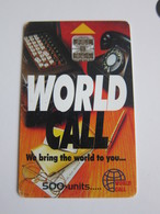 Worldcall Chip Phonecard,old Telephone, Check,glass, Used - Pakistan