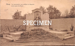 Le Monument Aux Soldats Et Déportés Morts Pour La Patrie - Pecq - Pecq