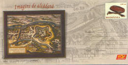 Romania - Stationery Cover Unused 2010(006) - Etching - Oradea 1618( Color Etching By Georg Hoefnagel ) - Grabados