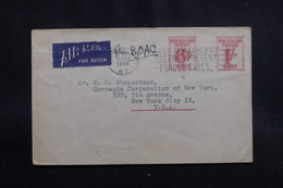 NOUVELLE ZÉLANDE - Enveloppe Pour Les Etats Unis En 1948, Affranchissement Mécanique - L 55243 - Cartas & Documentos