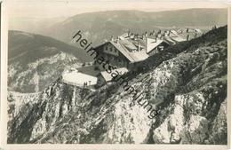 Schneeberg - Berggaststätte Hochschneeberg - Foto-AK Gel. 1958 - Schneeberggebiet