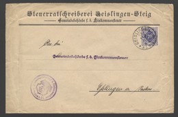 Wuerttemberg,116,EF,o Geislingen  (205) - Briefe U. Dokumente