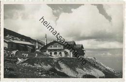 Eisenbahnhotel Hochschneeberg 1948 - Foto-AK - Schneeberggebiet