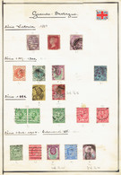 Small Collection Of +/- 150 Old Stamps (o) From Great-Britain + About 400 Double Or Unclassified Stamps - Collections