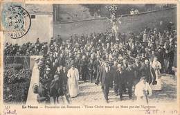 72-LE MANS- PROCESSION DES RAMEAUX, VIEUX CHRIST TROUVE AU MANS PAR DES VIGNERONS - Le Mans