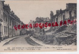 02- LA FERE - RUE DE L' EGLISE - AISNE - Andere & Zonder Classificatie