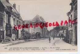 02- LA FERE - RUE DU COLLEGE  - AISNE - Andere & Zonder Classificatie