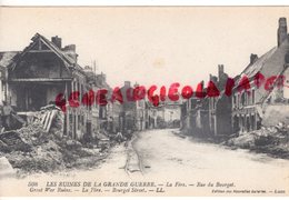 02- LA FERE - RUE DU BOURGET  - AISNE - Andere & Zonder Classificatie