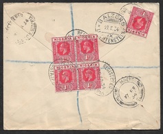 1934 R-BRIEF N. BALZERS LIECHTENSTEIN Incoming Mail Aus UBIAJA, NIGERIA - Äusserst Seltene Destination - Covers & Documents