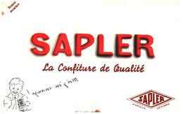 Co S/Buvard Confiture "Sapler"  (N= 1) - Alimentare