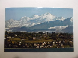 GENEVE Le Mont Blanc Et Le Coteau De Cologny - Cologny