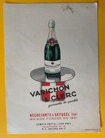 10066 - Publicité Roussette Varichon & Clerc Vers 1930 - Factures