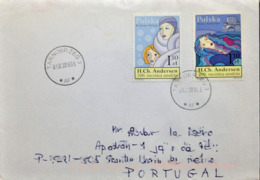 Poland, Circulated Cover To Portugal, "Famous People", "Hans Christian Andersen", 2008 - Brieven En Documenten