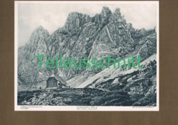 434-2 - Voisthaler Hütte Alp.Gesellschaft D`Voistaler Alpenverein Berghütte Lichtdruck 1908 !! - Andere