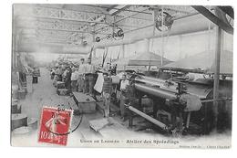 45  -  CPA  De  USINE  De  LANGLEE  -  Attelier  Des  Spréadings  En  1908  ( Très  Animée ) - Sonstige Gemeinden