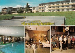 GONDORF Südeifel 4-geteilte AK " Hotel-Restaurant Zur Schönen Aussicht " - Bitburg