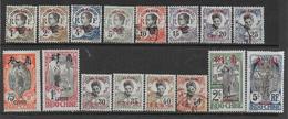 CHINE (CANTON) - 1908 - YVERT N° 50/65 * MH / OB Used - COTE = 298 EUR. - Unused Stamps