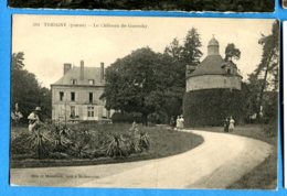NY380, Treigny, Château De Guerchy, Animée, 583, Circulée 1919 Sous Enveloppe - Treigny