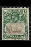 1924 1d Grey Black And Bright Blue-green, SG 11d, Very Fine Mint With Vibrant Colour. For More Images, Please Visit Http - Ascension (Ile De L')