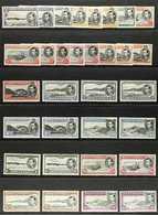 1938-53 King George VI Definitive Set COMPLETE With All Original 1938 Printings Plus All Of The Additional Listed Perf A - Ascension (Ile De L')