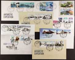 2010-2014 ILLUSTRATED FIRST DAY COVERS Bearing All Different Complete Sets cancelled By Special "CASEY" First Day Of Iss - Other & Unclassified