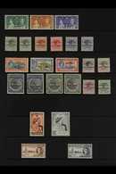 1937-1949 KGVI COMMEMORATIVES COMPLETE FINE MINT A Complete Run Of Sets Including 1942 Landfall Of Columbus And 1948 Ter - Other & Unclassified