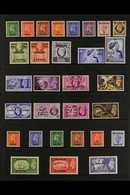 1948-55 VERY FINE MINT COLLECTION OF SETS Presented On A Stock Page & Includes A Complete Run From The 1948 GB Surcharge - Bahrein (...-1965)