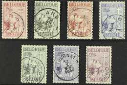 1933 Anti-Tuberculosis Fund Complete Set (SG 646/52, Michel 366/72, COB 377/83), Fine Cds Used, Very Fresh. (7 Stamps) F - Altri & Non Classificati