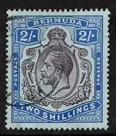 REVERSED WATERMARK RARITY 1918-22 KGV 2s Purple And Blue/blue With Multiple Crown CA Watermark REVERSED, SG 51bx, Very F - Bermuda