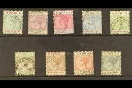 1894 Die II New Colours Set To 18pi, SG 40/48, Fine To Very Fine Used. (9 Stamps) For More Images, Please Visit Http://w - Altri & Non Classificati