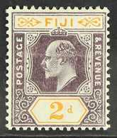 1903 2d Dull Purple And Orange With DAMAGED FRAME AND CROWN, SG 106a, Very Fine Mint. For More Images, Please Visit Http - Fiji (...-1970)