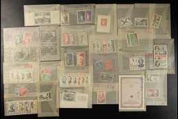 1930-1960  SMALL PACKET HOARD. Mostly Never Hinged Mint Mainly All Different Stamps In Glassine Packets, Includes 1930 " - Other & Unclassified