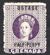 1881 ½d Deep Mauve Variety "OSTAGE", SG 21c, Very Fine Mint. For More Images, Please Visit Http://www.sandafayre.com/ite - Grenade (...-1974)