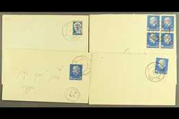 1948 Yehuda And Weizmann Stamps With Tel Aviv Handstamps Tied To Various Covers, Mostly Unaddressed (11 Covers) For More - Altri & Non Classificati