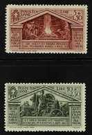 1930 VIRGIL 5L+1L50 Lake-brown And 10L+2L50 Grey-green (Sass 289/90, SG 297/98), Never Hinged Mint. (2 Stamps) For More  - Non Classificati