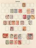 1860-1935 USED COLLECTION On Pages, Includes 1860-70 1s, 1870-83 Vals To 2s & 5s, 1883-97 Vals To 2s & 5s, 1890-91 2½d O - Giamaica (...-1961)