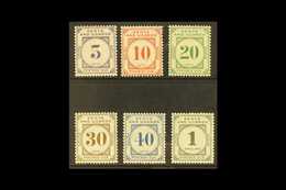 1928-33 Postage Due Set, SG D1/6, Fine Mint. (6 Stamps) For More Images, Please Visit Http://www.sandafayre.com/itemdeta - Vide