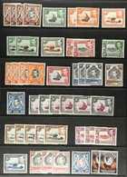 1938-54 King George VI Definitive Set Complete, SG 131/15b, With Most Of The Additional Listed Perf And Shades Varieties - Vide