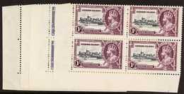 1935 Silver Jubilee Set, SG 88/91, In Matching Lower Left Corner Blocks Of Four, Very Fine Mint, The Lower Pairs Never H - Leeward  Islands