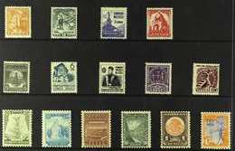 1947-50 Pictorial Definitive Set, Scott 837/51, Never Hinged Mint (15 Stamps) For More Images, Please Visit Http://www.s - Messico